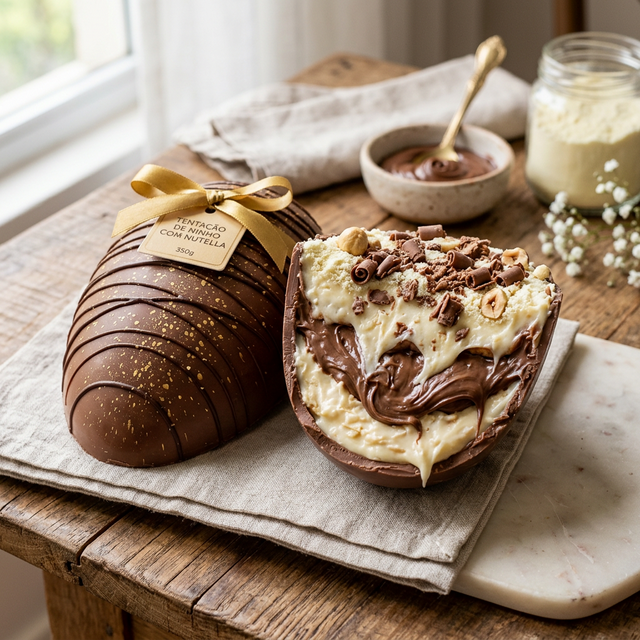 Ovo de Colher Ninho com Nutella